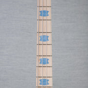 Spector Euro 4 LT Poplar Burl Over Ash Electric Bass Guitar - Faded Light Blue Gloss - CHUCKSCLUSIVE - #]C121NB23284