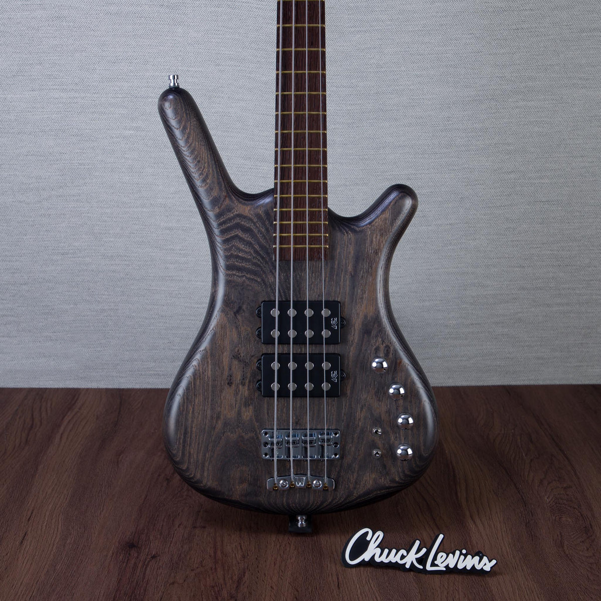 Warwick Pro Series Corvette Standard Electric Bass Guitar - Nirvana Black Transparent Satin - #GPS A 010949-23