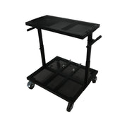 ProX X-BeatWagon Professional Mobile DJ Rolling Workstation with Adjustable Shelf