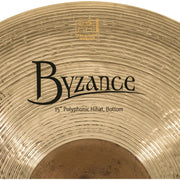 Meinl 15-Inch Byzance Brilliant Polyphonic Hi-Hat Cymbals
