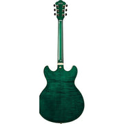 Ibanez Artcore Expressionist AS93FM Semi-Hollowbody Electric Guitar - Transparent Moss Green