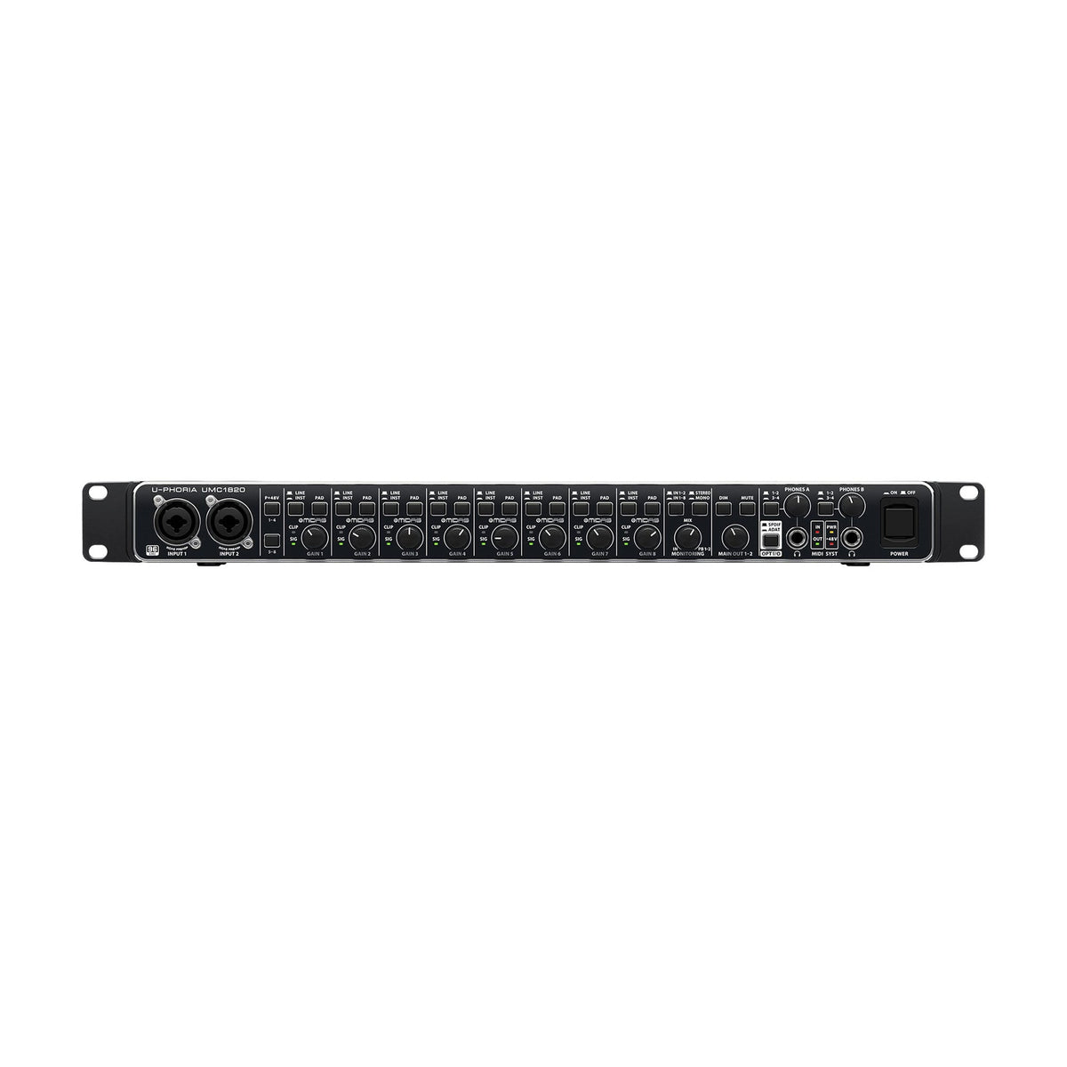 Behringer U-Phoria UMC1820 USB Audio Interface - MUSICTONER