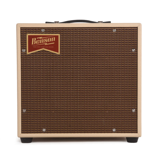 Benson Vinny Reverb 5w 1x10 Combo Amp Blonde w/ Oxblood Grill - MUSICTONER