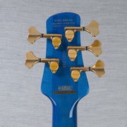 Spector Euro 5 LT 5-String Bass Guitar - Exotic Poplar Burl Blue Fade - CHUCKSCLUSIVE - #]C121SN 21056