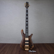 Spector USA Custom NS-5 5-String Electric Bass Guitar - Walnut Natural - #2225
