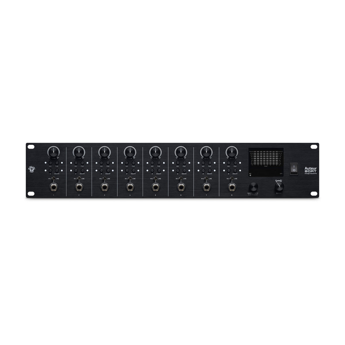 Black Lion Audio Auteur 8DAT 8-channel Auteur Preamp / Word Clock w/ ADAT - MUSICTONER
