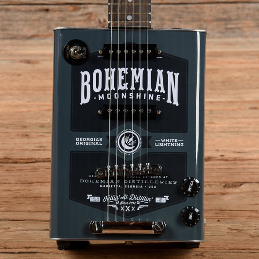 Bohemian Guitars Oil Can Guitar Grey - MUSICTONER