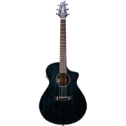 Breedlove Rainforest S Concert Midnight Blue CE Acoustic Electric Guitar