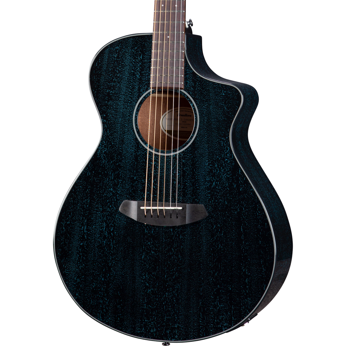 Breedlove Rainforest S Concert Midnight Blue CE Acoustic Electric Guitar