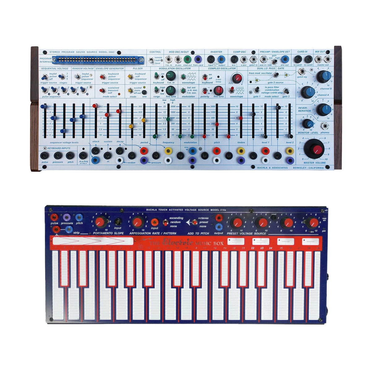 Buchla Easel Command Desktop Synthesizer and LEM 218 Touch Keyboard Controller Bundle - MUSICTONER