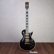 Gibson Custom Shop 1957 Les Paul Custom 3-Pickup Reissue Electric Guitar - Ebony - #74304