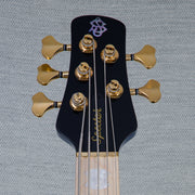 Spector Euro 5 LT 5-String Bass Guitar - Exotic Poplar Burl Blue Fade - CHUCKSCLUSIVE - #]C121SN 21050