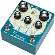 EarthQuaker Devices Towers Soundscape Generator Stereo Reverberant Filter Effects Pedal