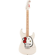 Squier Hello Kitty Stratocaster Electric Guitar - White