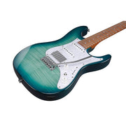 Ibanez AZ22S1F Electric Guitar - Transparent Turquoise Burst