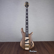 Spector Euro 5 LT Solid Korina Wings 5-String Electric Bass Guitar - Natural Satin - CHUCKSCLUSIVE - #NB23462
