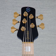 Spector Euro 5 LT 5-String Bass Guitar - Exotic Poplar Burl Blue Fade - CHUCKSCLUSIVE - #]C121SN 21048
