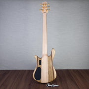Spector Euro 6 LT Solid Korina Wings 6-String Electric Bass Guitar - Natural Satin - CHUCKSCLUSIVE - #NB23482