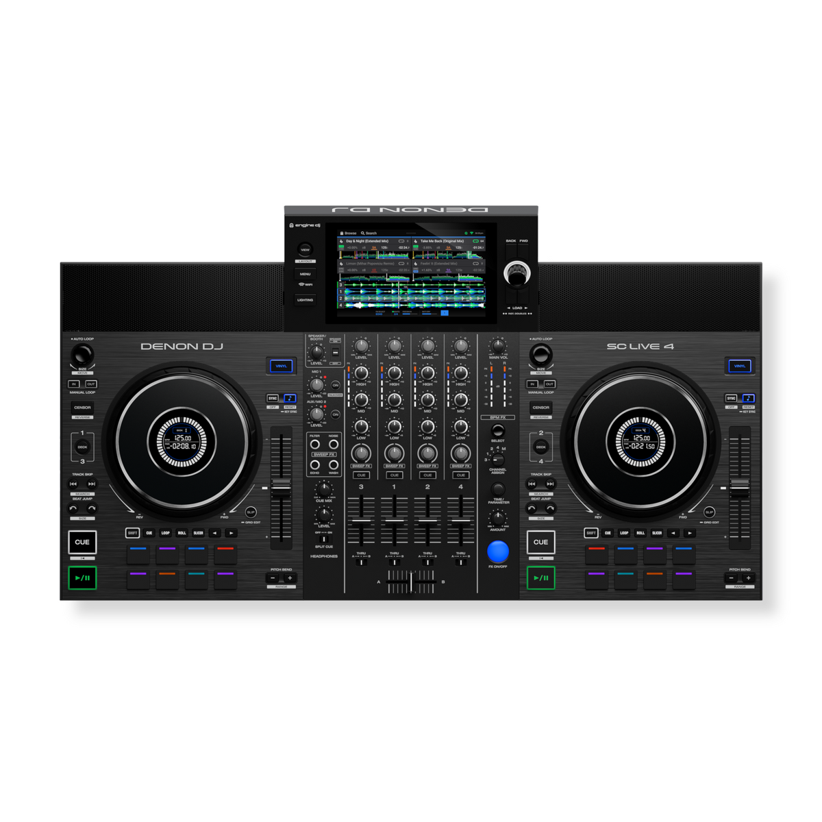 Denon DJ SC LIVE 4 Standalone 4-Deck DJ Controller - New