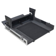 ProX XS-YDM7COMPACTEXDHW ATA Digital Audio Mixer Flight Case for Yamaha DM7 Compact Expansion Console with Doghouse compartment and Caster wheels