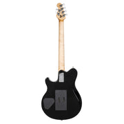 Ernie Ball Music Man 30th Anniversary Axis Electric Guitar - Translucent Black Quilt Top/Black Sparkle Back