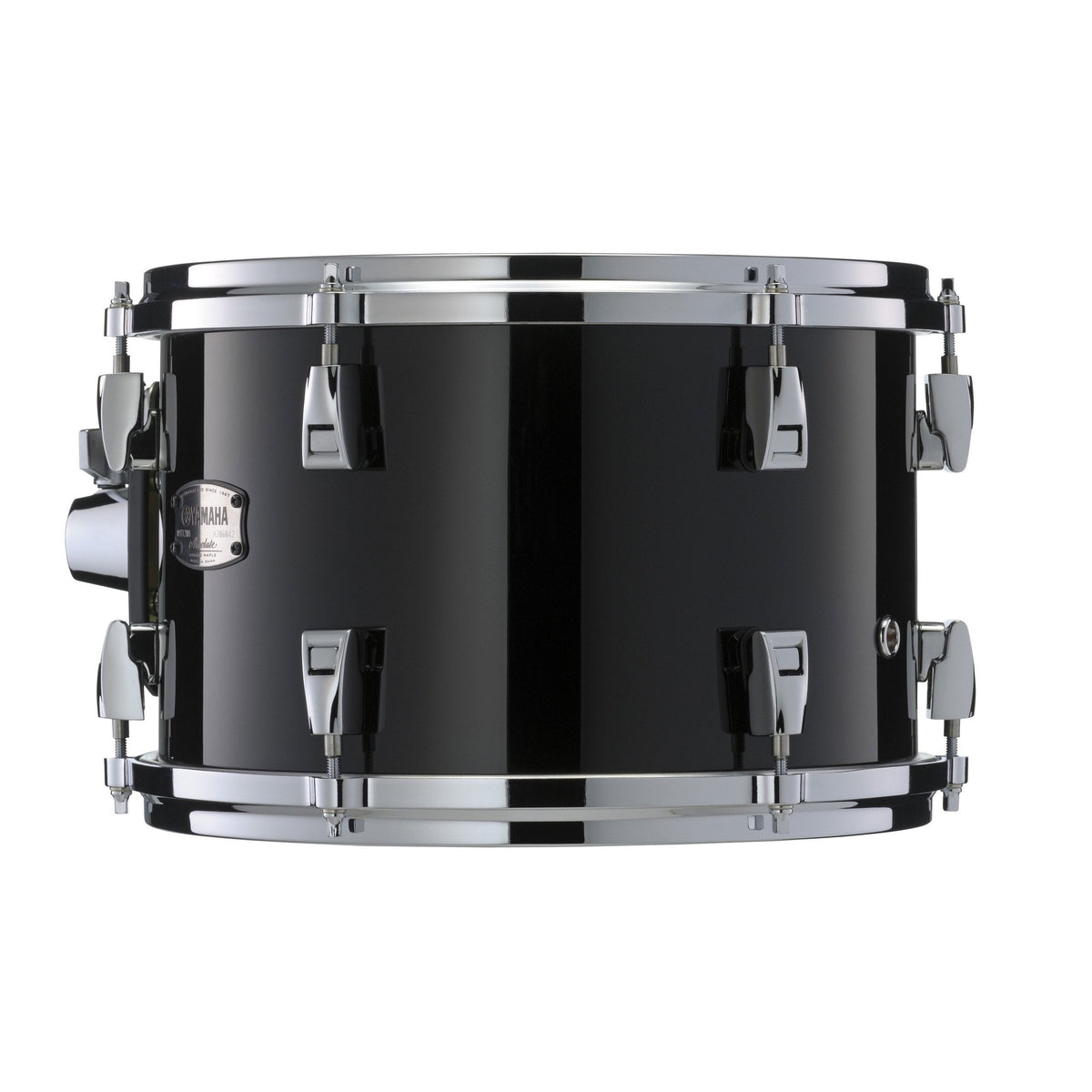 Yamaha 7 x 8-Inch Absolute Hybrid Maple Mounted Tom - Solid Black