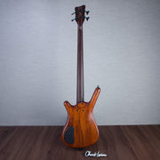 Warwick Limited Edition Pro Series Steametter 4-String Electric Bass Guitar - Special Amber Transparent Satin - #GPSG01021322
