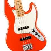 Fender Player II Jazz Electric Bass Guitar, Maple Fingerboard - Coral Red