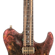 ESP Exhibition Limited Throbber CTM FL Electric Guitar - Natural Amorous Brown
