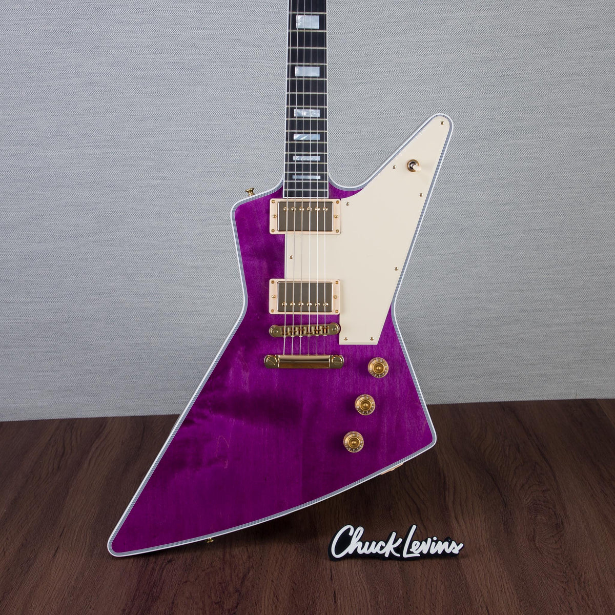 Gibson Custom Shop Explorer Custom VOS Electric Guitar - Trans Violet - #CS503396