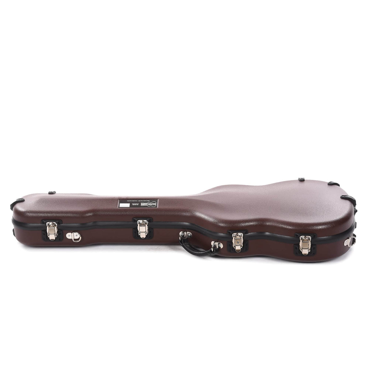 Calton Cases Electric Telecaster Guitar Case Brown w/Gold Velvet Interior - MUSICTONER