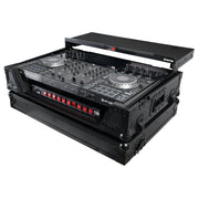ProX XS-PRIME4WLTBL ATA Flight Case For Denon PRIME 4 G2/PRIME 4 MK2 DJ Controller with Laptop Shelf 1U Rack Space and Wheels - Black