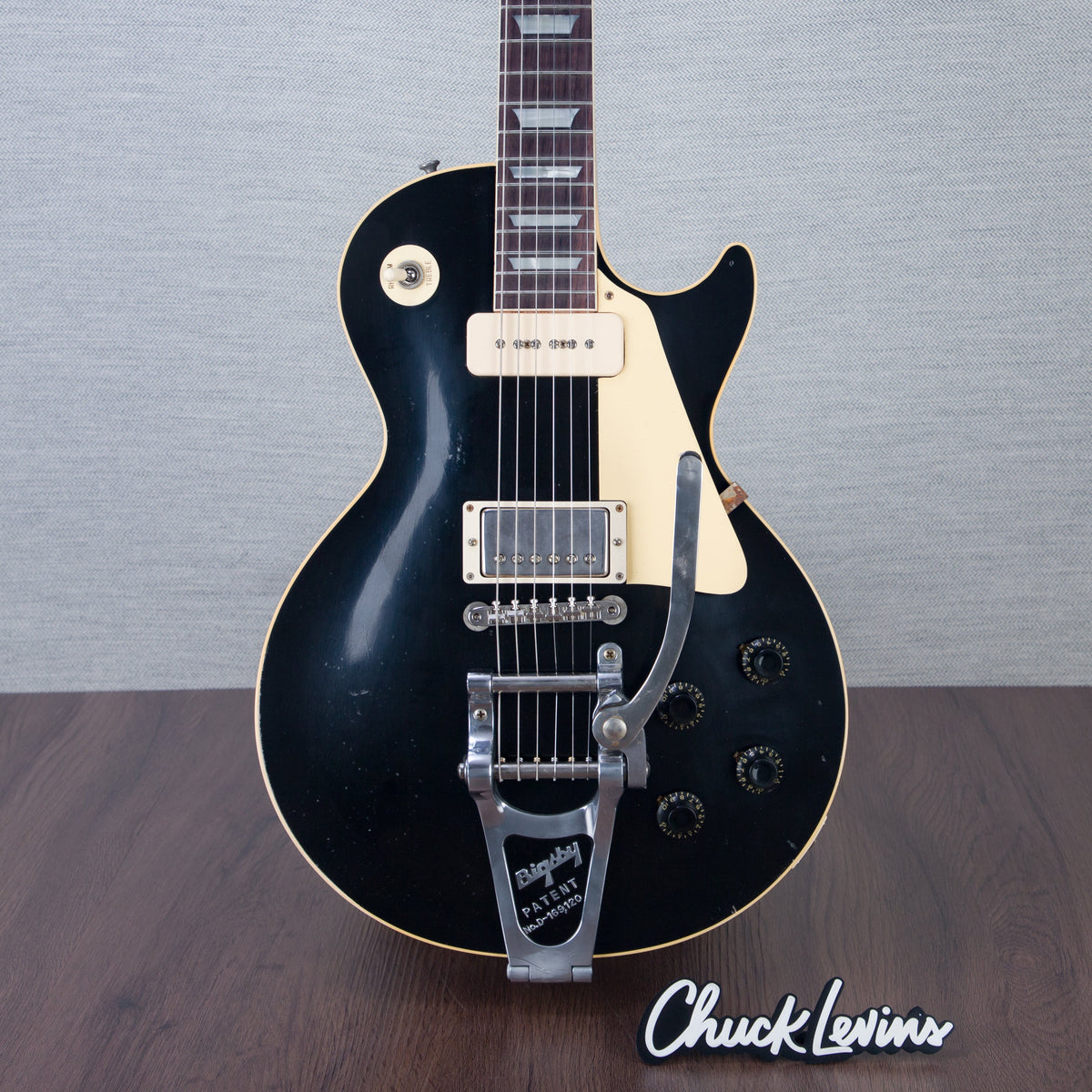 Gibson Custom Shop Dealer Select 1956 Gibson Les Paul Standard Electric Guitar - Ebony - #65018