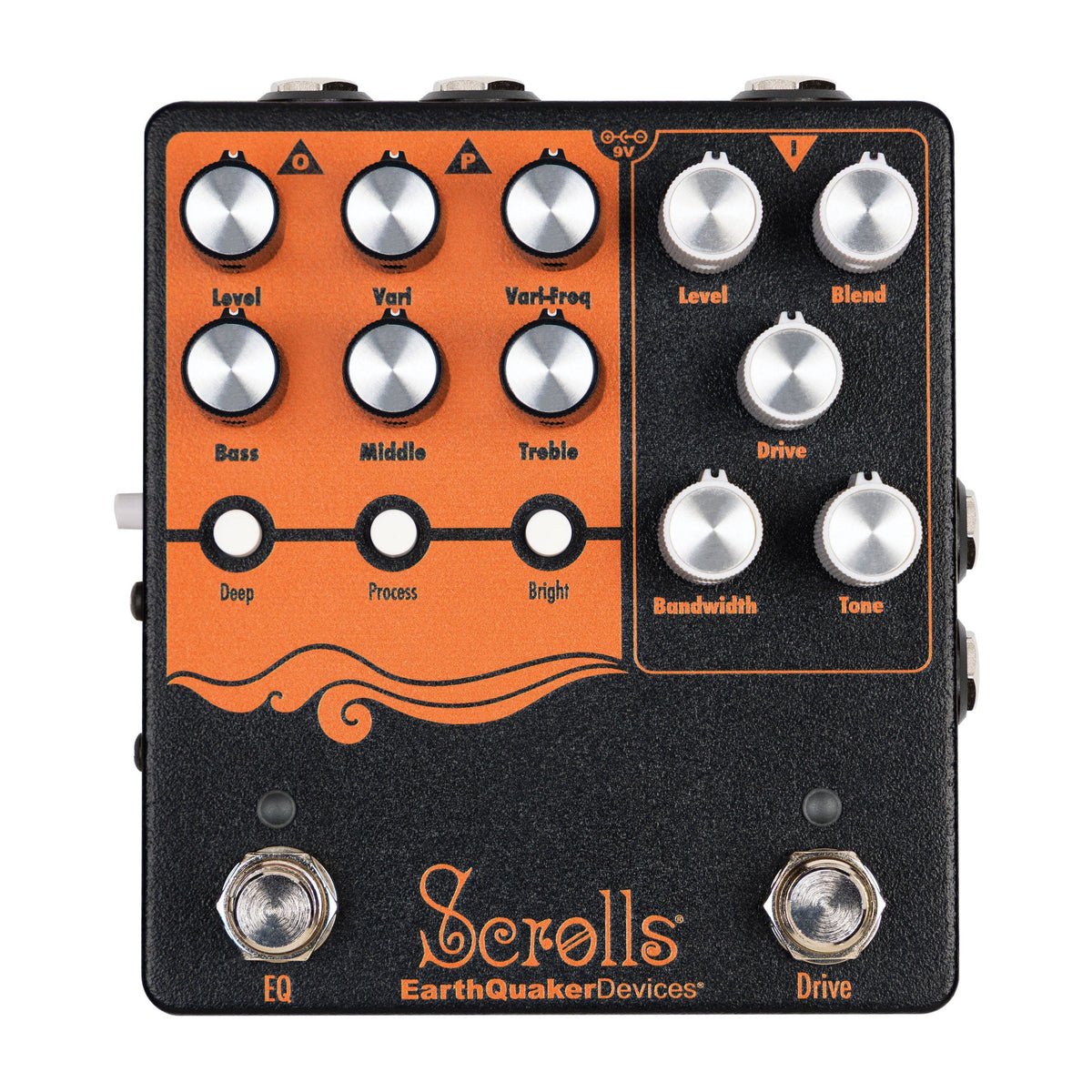 EarthQuaker Devices Scrolls Bass Odyssey EQ/Overdrive Electric Bass Guitar Pedal