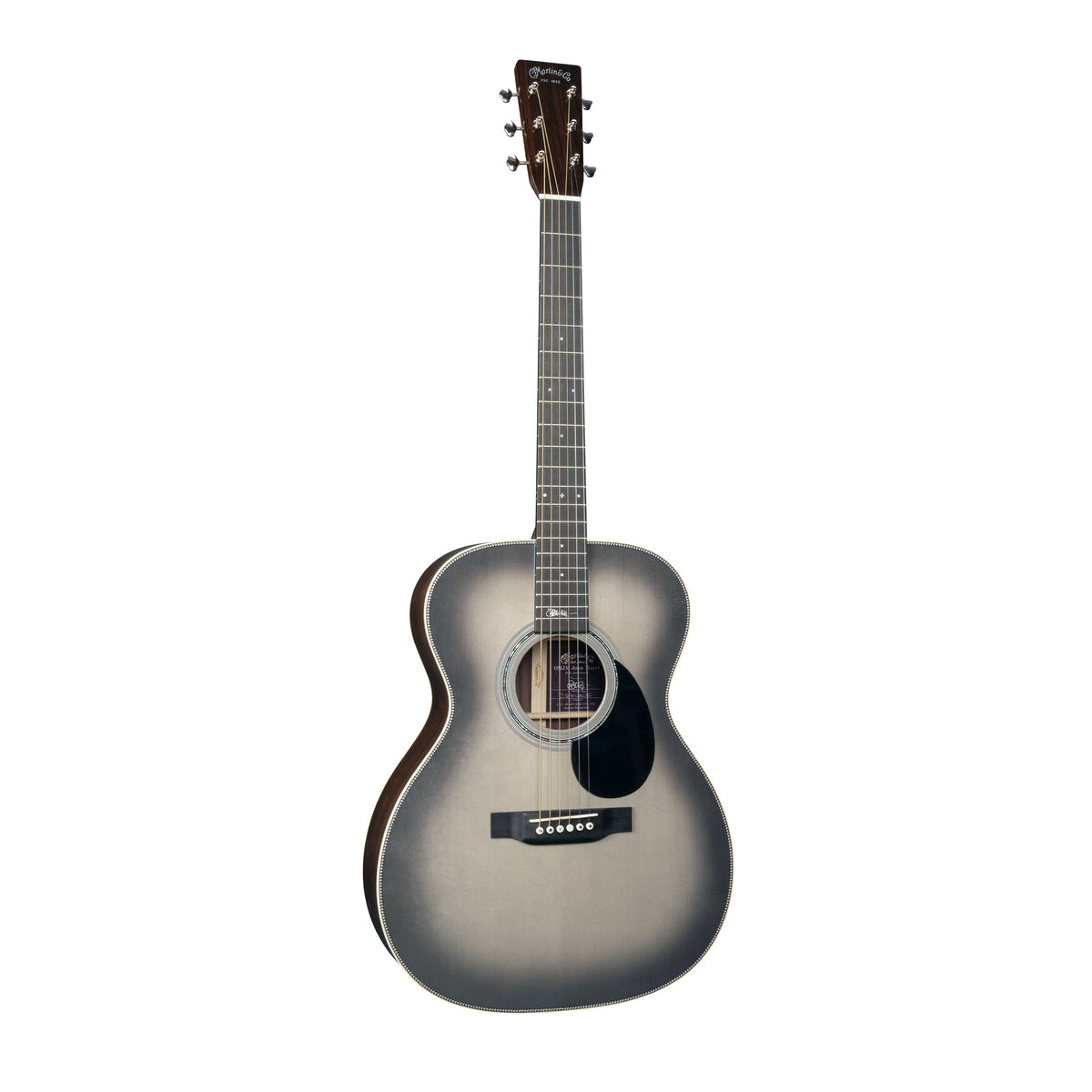 Martin 20th Anniversary John Mayer OMJM Signature East Indian Rosewood/Spruce Acoustic Electric Guitar - Gray Sunburst