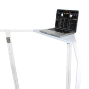 ProX XF-4X3048W MK2 Four Panel Collapse and Go DJ Facade with White Frame and Carry Bag
