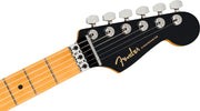 Fender American Ultra Luxe Stratocaster Floyd Rose HSS - Silverburst, Maple Fingerboard