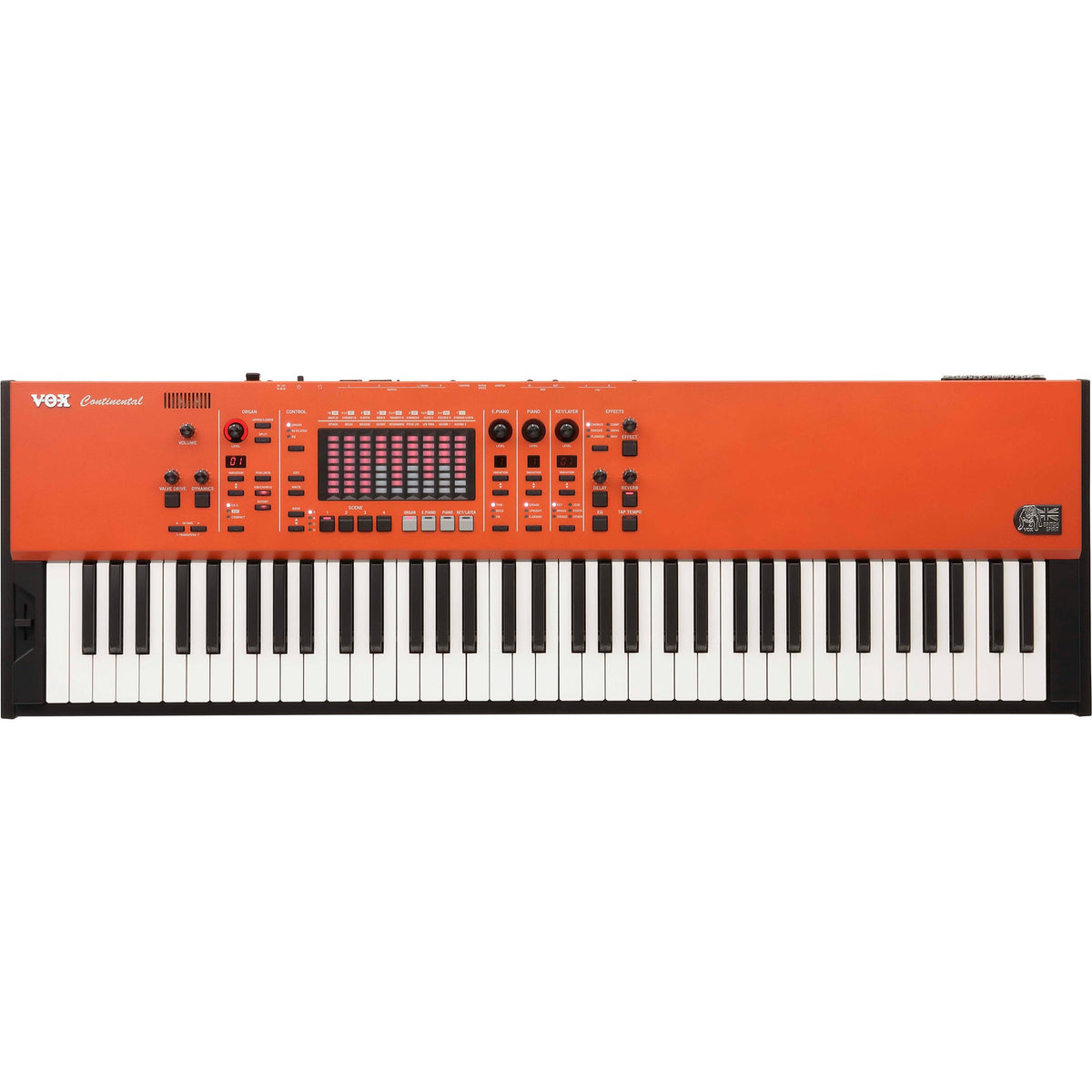 VOX Continental V2.0 73-key Performance Keyboard, Black