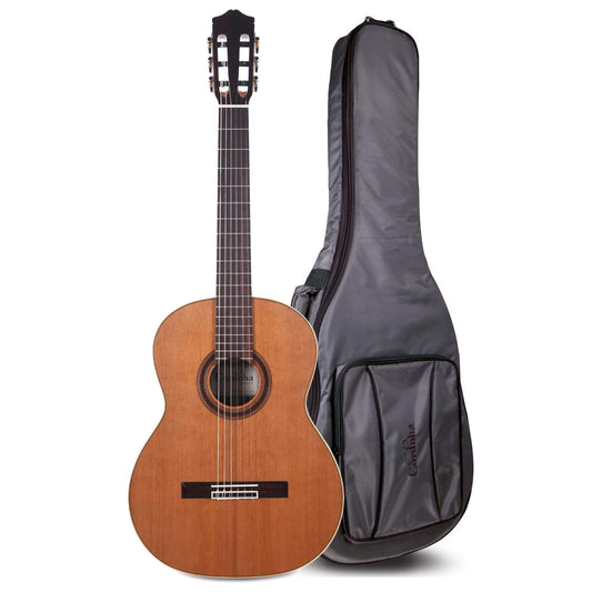 Cordoba Iberia Series F7 Paco Flamenco Guitar and Classical Guitar Gig Bag Bundle - MUSICTONER