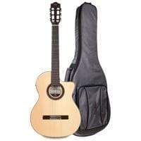 Cordoba Iberia Series GK Studio Gypsy Kings Signature Model Negra and Classical Guitar Gig Bag Bundle - MUSICTONER