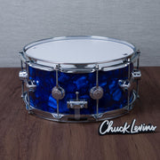 DW 6.5 x 14-Inch Collector's Series Maple Snare Drum - Blue Moonstone