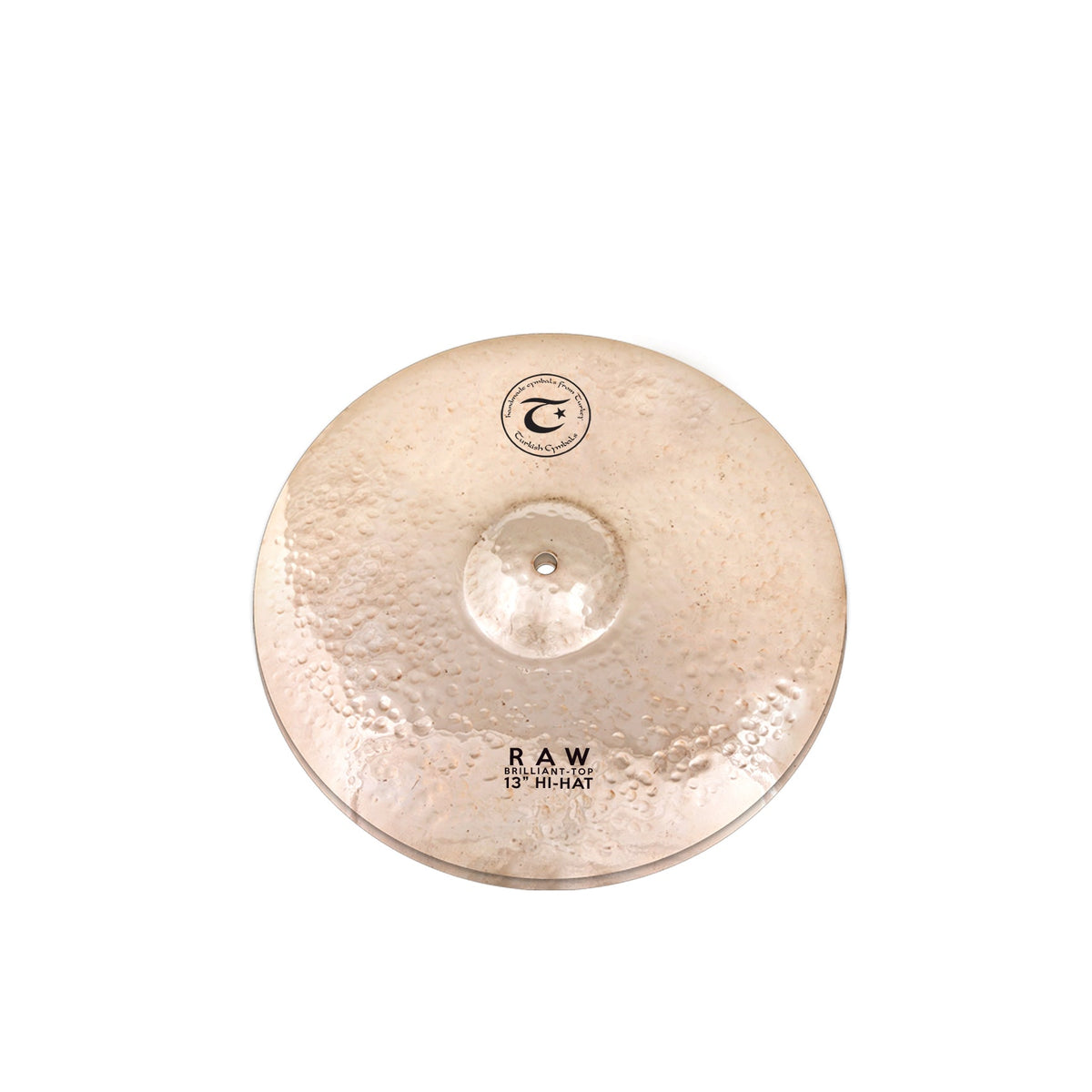 Turkish Cymbals 13-Inch Raw Brilliant Hi-Hat Cymbals
