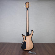 Spector Euro 4 Electric Bass Guitar - Natural Black Burst Gloss - CHUCKSCLUSIVE - #NB22935