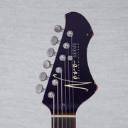Novo Guitars Serus J Baritone Electric Guitar - Purple Stanger Burst - #251350