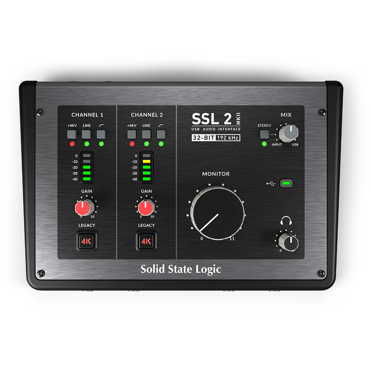 Solid State Logic SSL2 MKII 2x2 USB-C Audio Interface