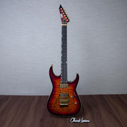 ESP USA M-II DX Electric Guitar - Tiger Eye Sunburst - #US26096