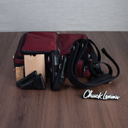 Marcus Bonna A Bb Double Clarinet Case - Wine