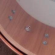 DW 6 x 14-Inch Collector's Pure Oak Snare Drum - Blue Glass with Copper Hardware