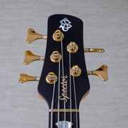 Spector USA Custom NS-5 5-String Electric Bass Guitar - Walnut Natural - #2225