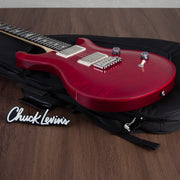 PRS CE24 Flame Maple Electric Guitar, Ebony Fingerboard - Scarlet Red - CHUCKSCLUSIVE - #230365232 - 2023